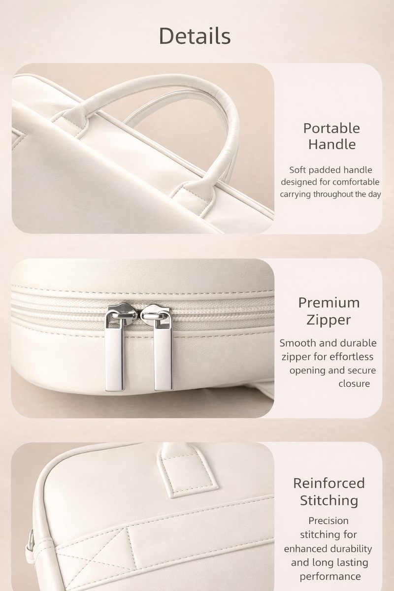 USOTG Premium details: handle, zipper, and stitching
